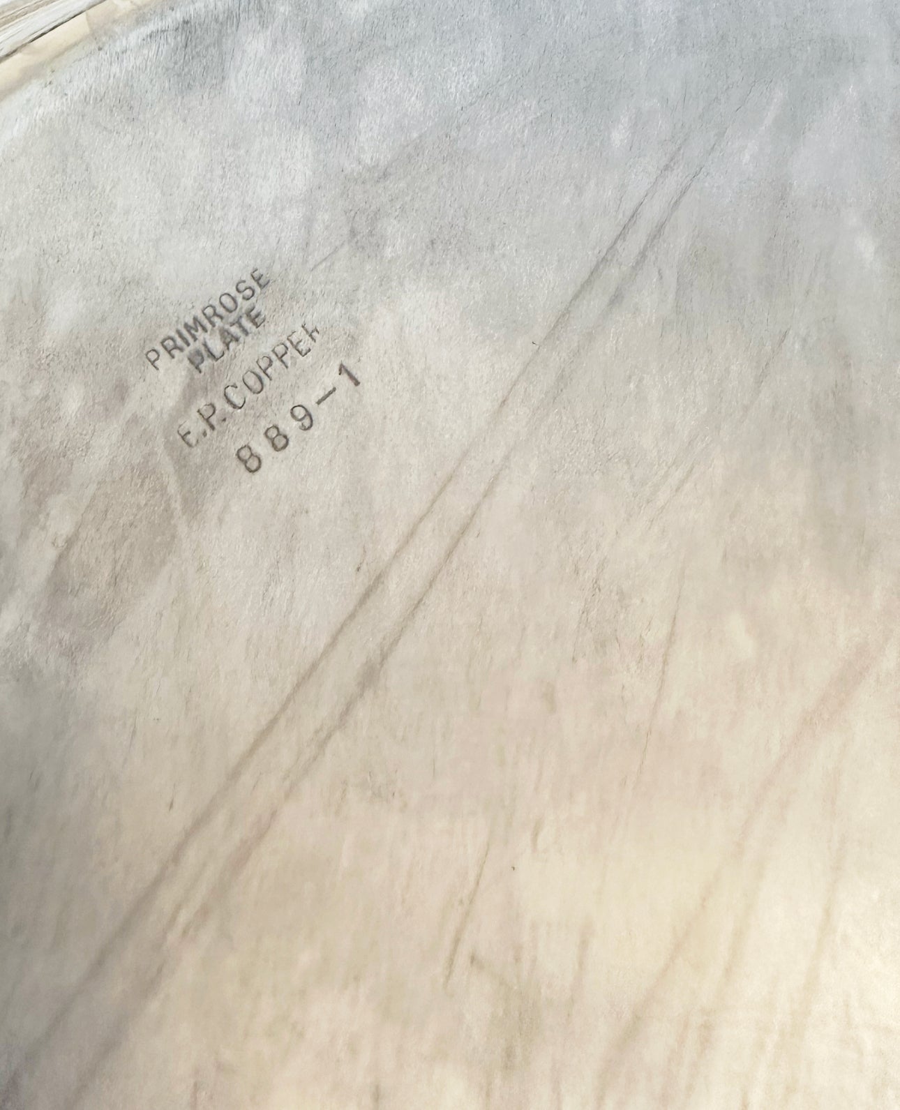 Large Etched Silver Plate Serving Platter with Lid