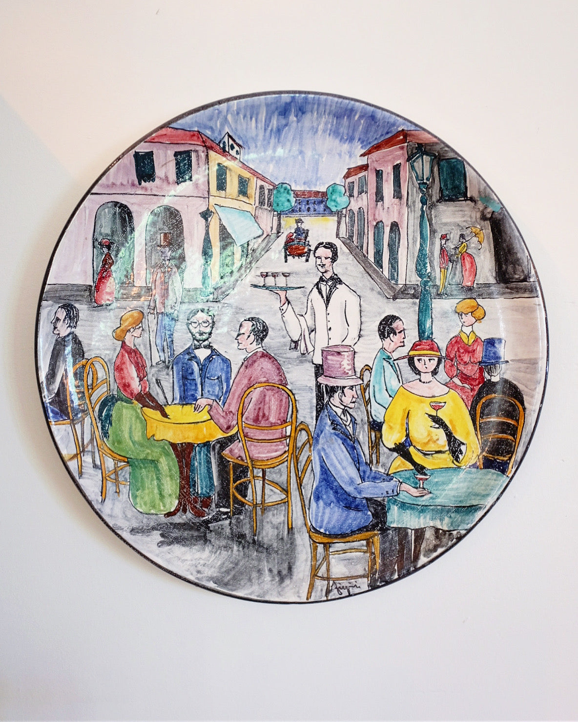 Hand Painted Italian Plate