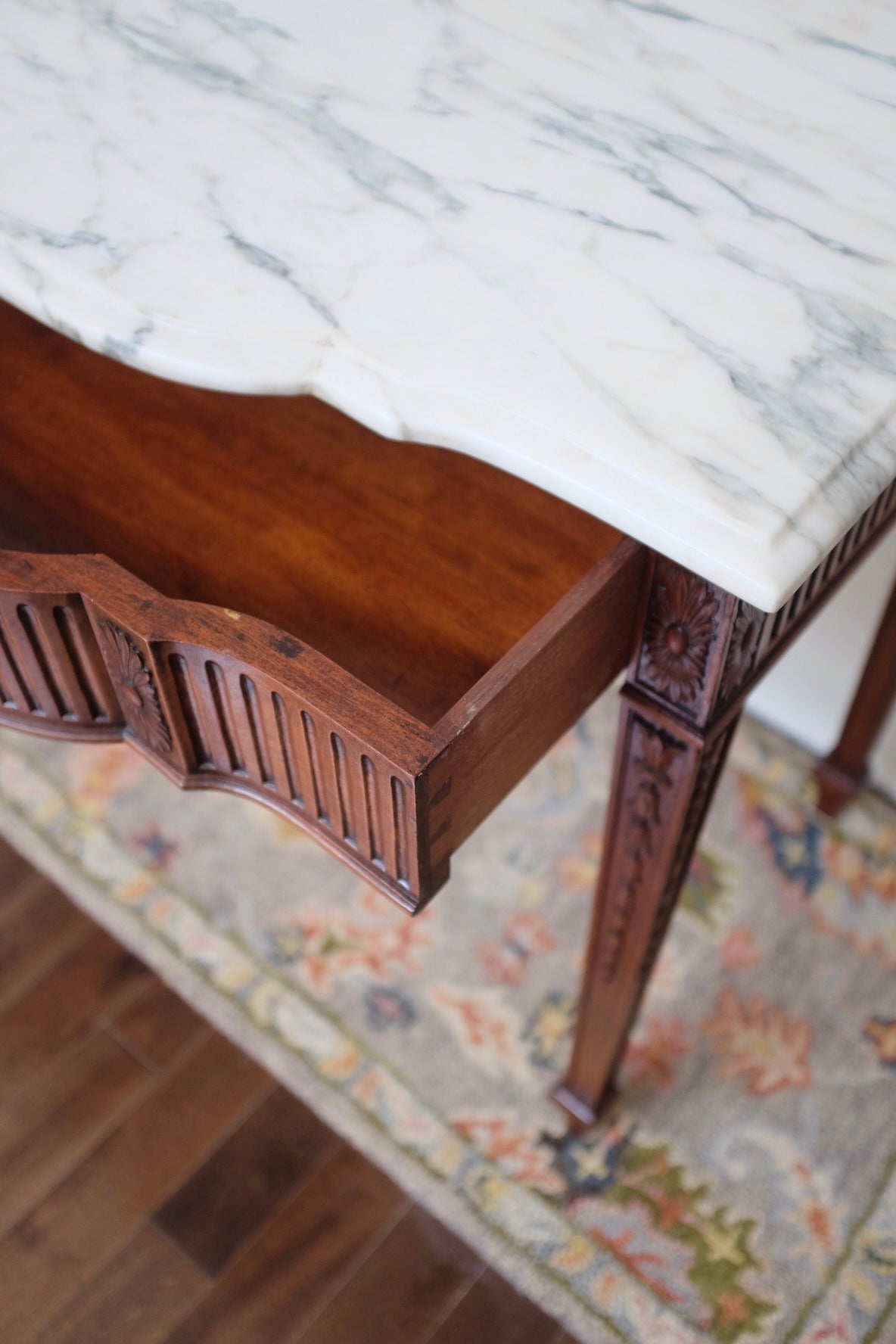 Empire Style Marble Top Table