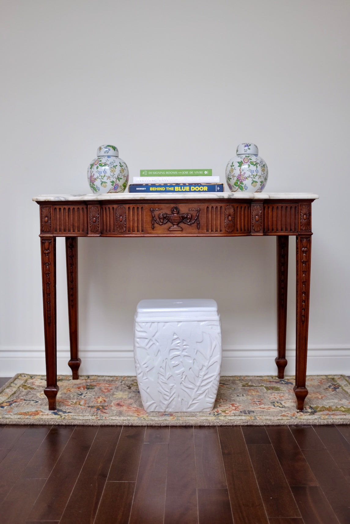 Empire Style Marble Top Table