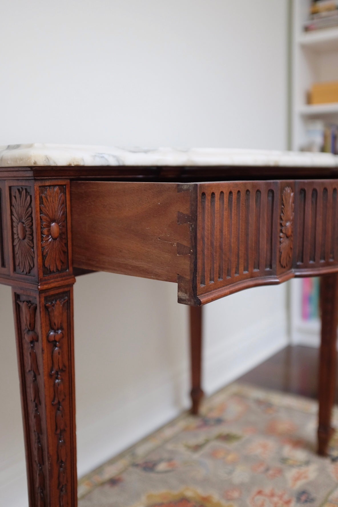 Empire Style Marble Top Table