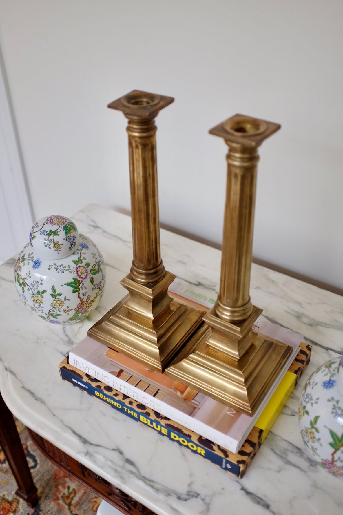 Handmade Tall Brass Candle Sticks