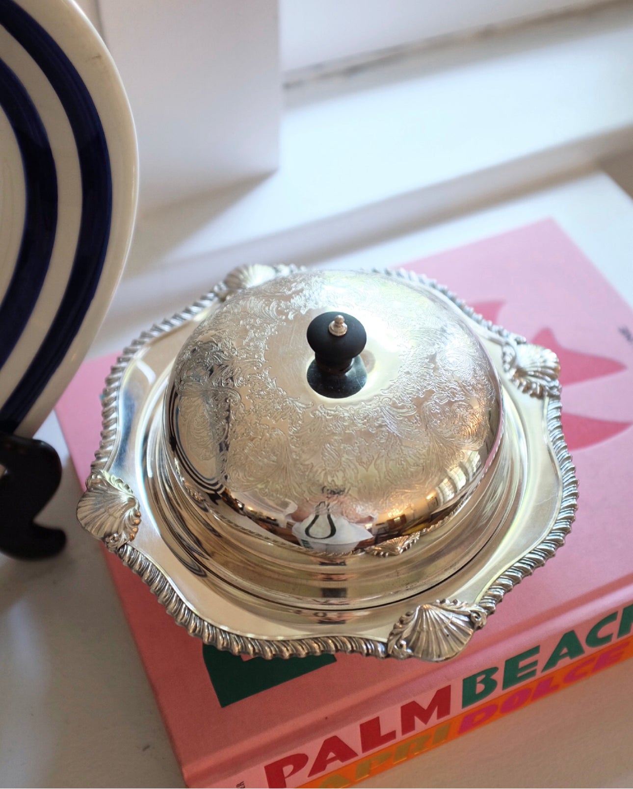 Silver Plate Butter Dome
