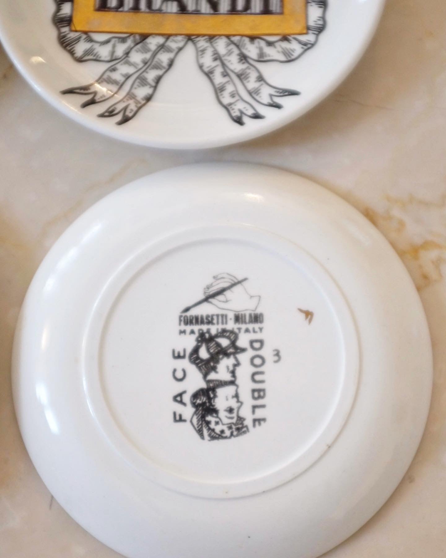 1950s Piero Fornasetti Italian Coasters