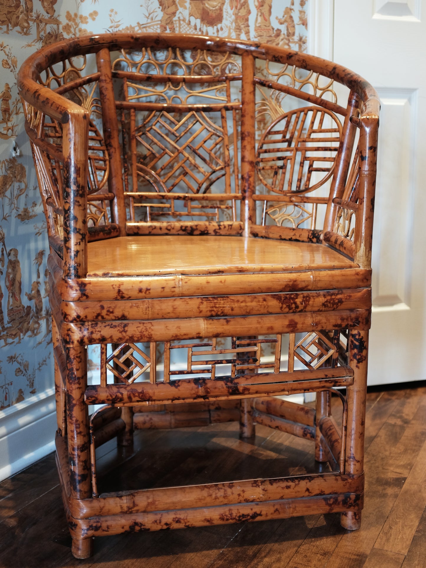 Burnt Bamboo Chippendale Brighton Chair