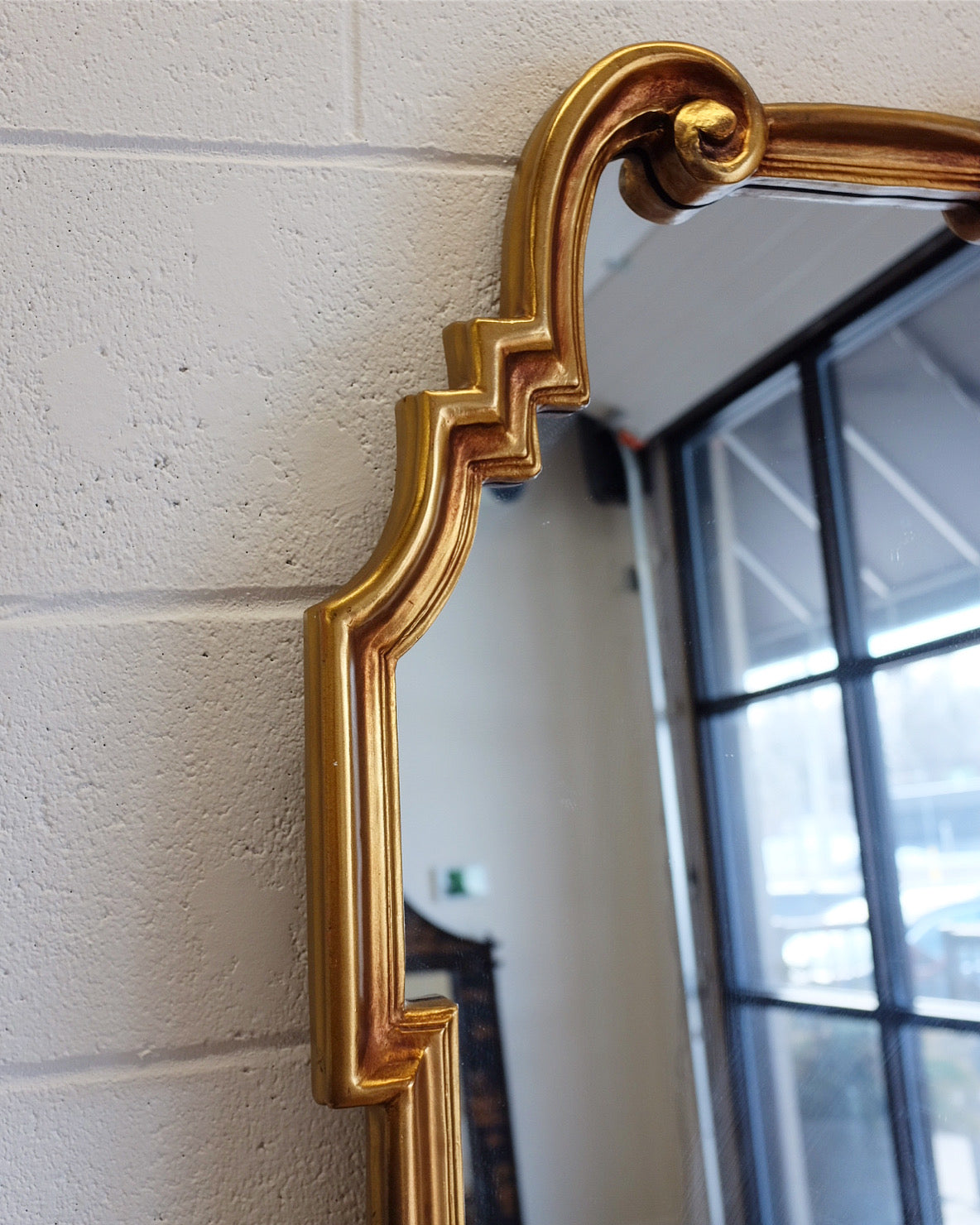 Hollywood Regency Style Gilt Wall Mirror
