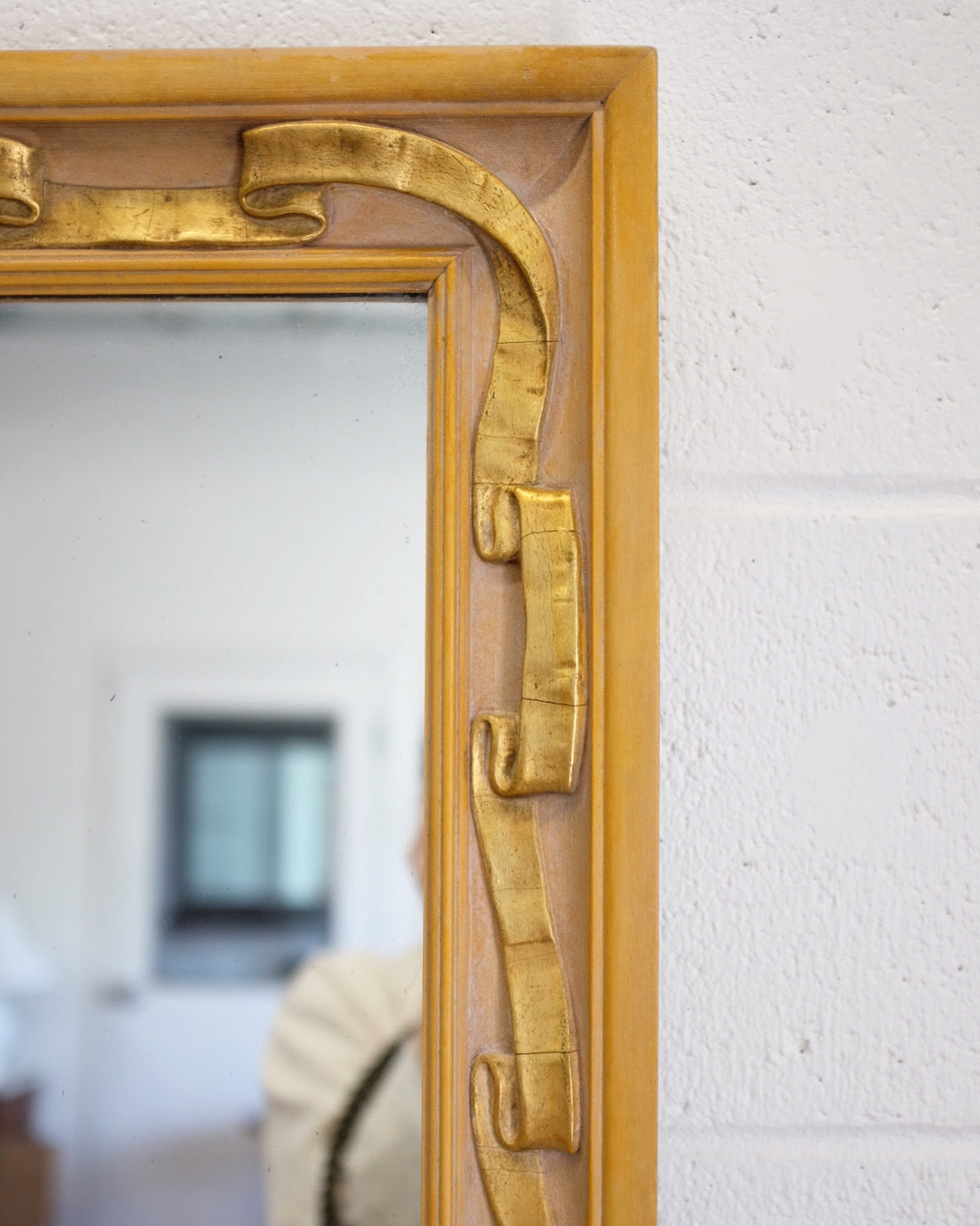 Gold Ribbon Detail Mirror