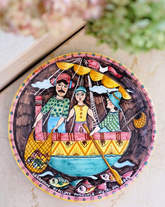 Vietri Italian Fishing Plate
