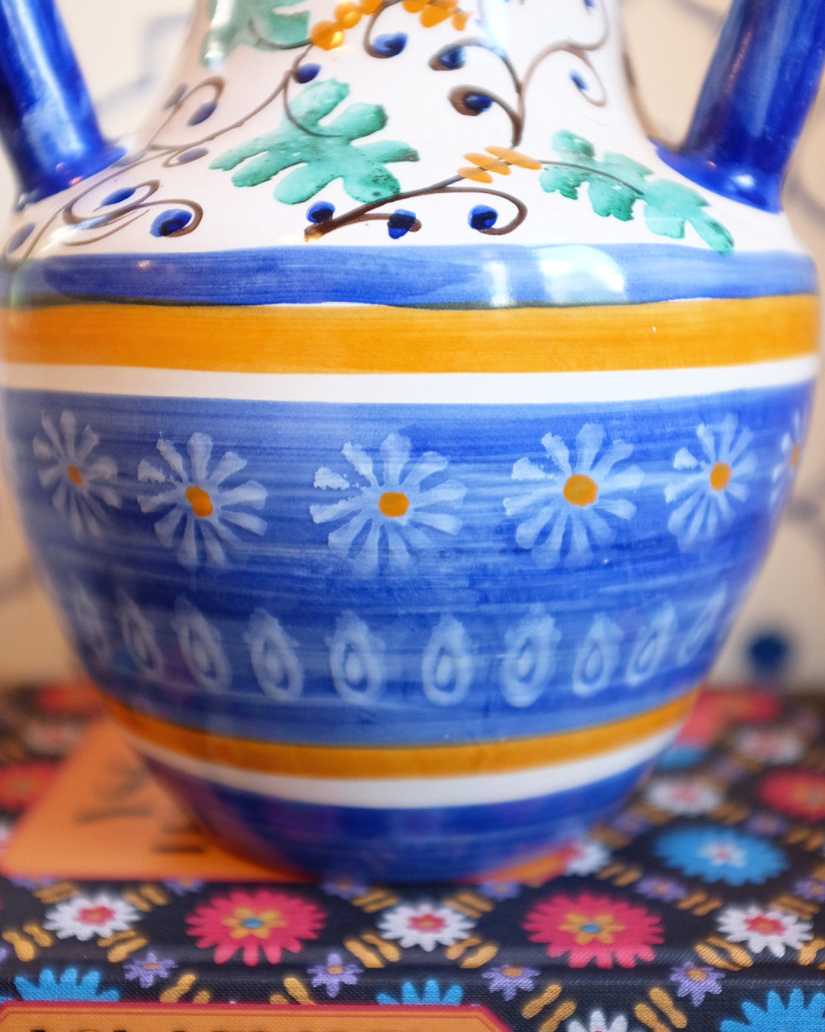 Hand Painted Italian Vase