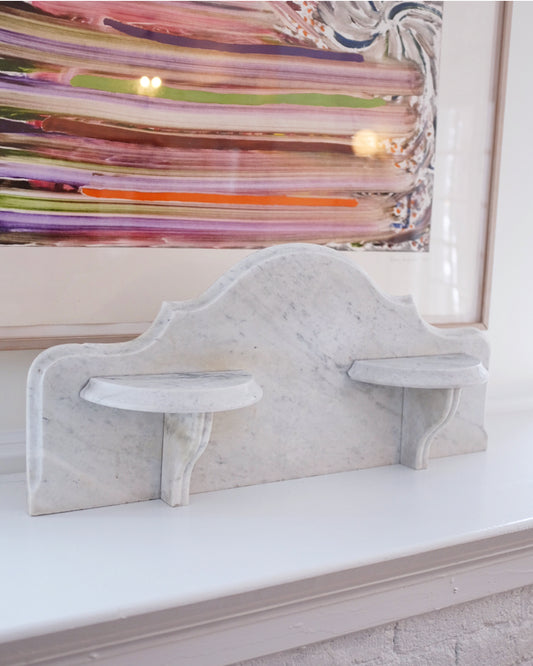 White Marble Shelf