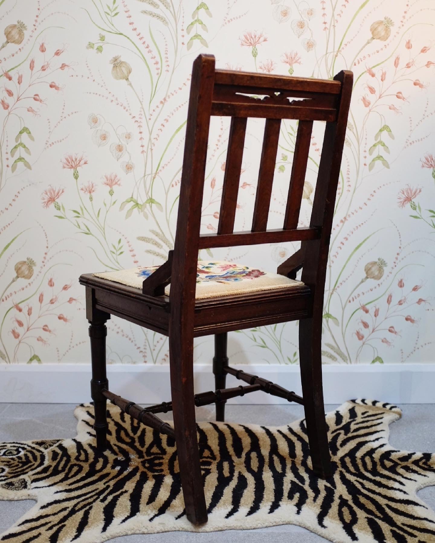 Needlepoint Accent Chair