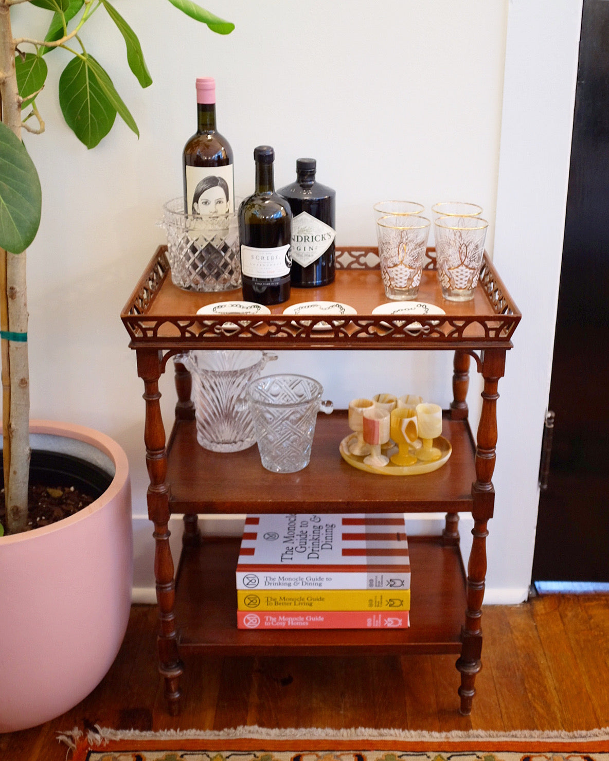 Small Fretwork Side Table